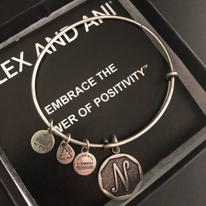 Alex and Ani N Bracelet